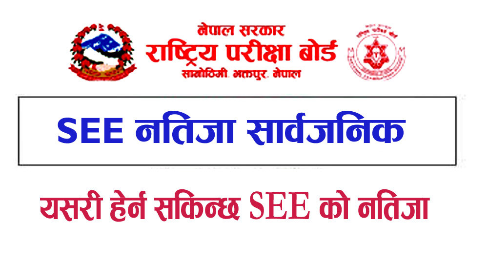 एसईईको नतिजा सार्वजनिक, रिजल्ट कसरी हेर्ने ?