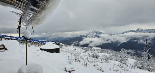 उत्तरी गोरखामा भारी हिमपात, स्थानीय खुसी
