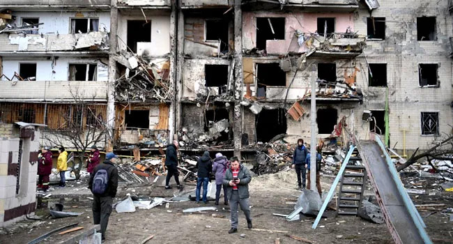 रूसले युक्रेनमाथि गर्‍यो ४० मिसाइल र ४०० भन्दा बढी ड्रोन हमला