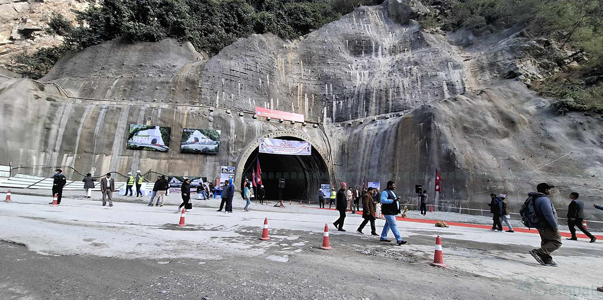 दसैँबाट सञ्चालनको तयारीमा रहेको नागढुङ्गा सुरुङमार्गको उपभोक्ता दस्तुर निर्धारण