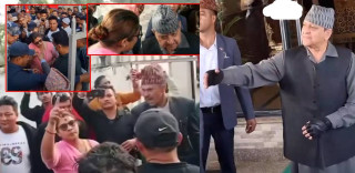 ‘ज्ञानेन्द्र शाह मुर्दावाद’ भन्दै नारा लगाउने माओवादीनिकट महिला पत्रकारलाई पूर्वराजाले बोलाएपछि…