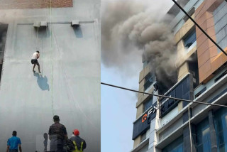 इटहरीमा  सेन्टर प्लाजा आगलागी : १६ जनाको उद्धार, अझै ३ बाँकी