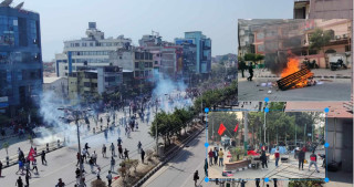 शुक्रवार भएको तीनकुने प्रदर्शनमा ५८ राउन्ड गोली प्रहार, २० जनालाई लाग्यो