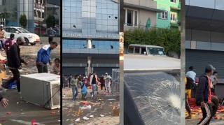 कोटेश्वरको भाटभटेनीमा राजावादी समूह प्रवेश गरेर तोडफोड र लुटपाट