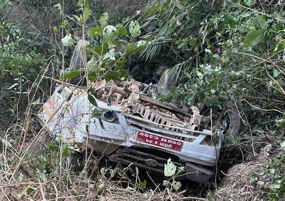 नागार्जुनमा बोलेरो दुर्घटनाः गोरखाका १ को मृत्यु, २ जना घाइते