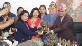 चोरले अमेरिका पुर्‍याएका २१ वटा पुरातात्विक मूर्ति  फिर्ता, सङ्ग्रहालयलाई हस्तान्तरण