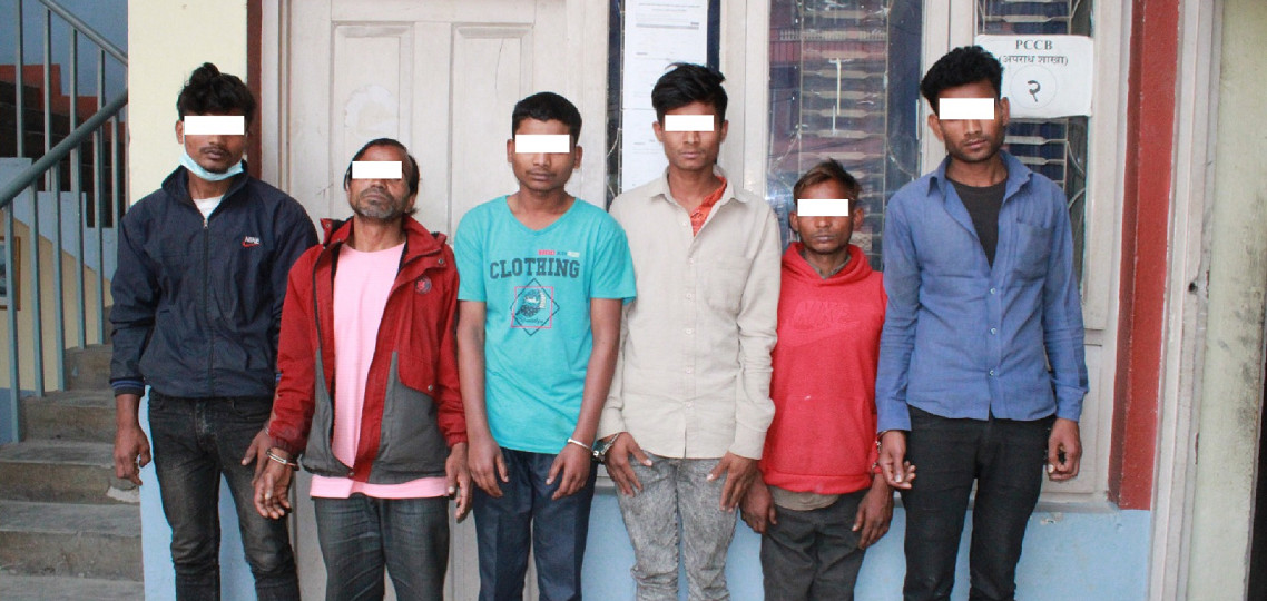 काठमाडौं माकलबारीमा वर्कसपभित्रै हत्या गरी शव गाडेको आरोपमा ६ जना पक्राउ