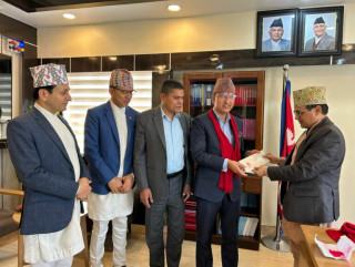 नेप्सेको सीईओ चापागाईँले पाए नियुक्ति पत्र