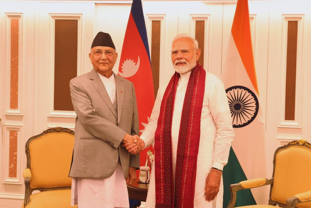 मोदीले भने: ओलीसँगको भेट फलदायी भयो