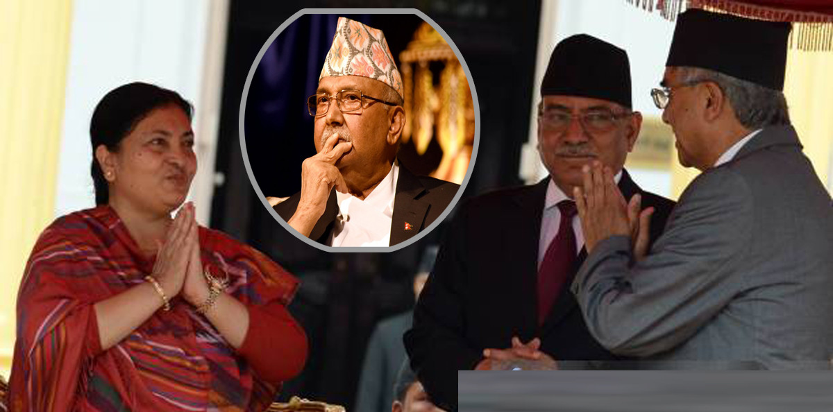 सशंकित ओलीः यता सत्ता फुत्कने त्रास, उता विद्याले अध्यक्ष हत्याउने त्रास