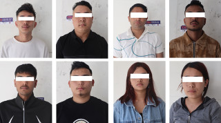 कलंकीको होटलमा सँगै रात बिताउने भन्दै युवतीको पछि लागेर जाने २ युवक लुटिए, ८ जना पक्राउ