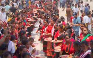 नौलिंग भद्रकाली जात्रा गाम्चा चुनिखेल बुढानीलकण्ठमा मनाइदै