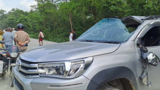 सांसद चढेको गाडीलाई डीएसपी सवार गाडीले ठक्कर दिएको पुष्टि