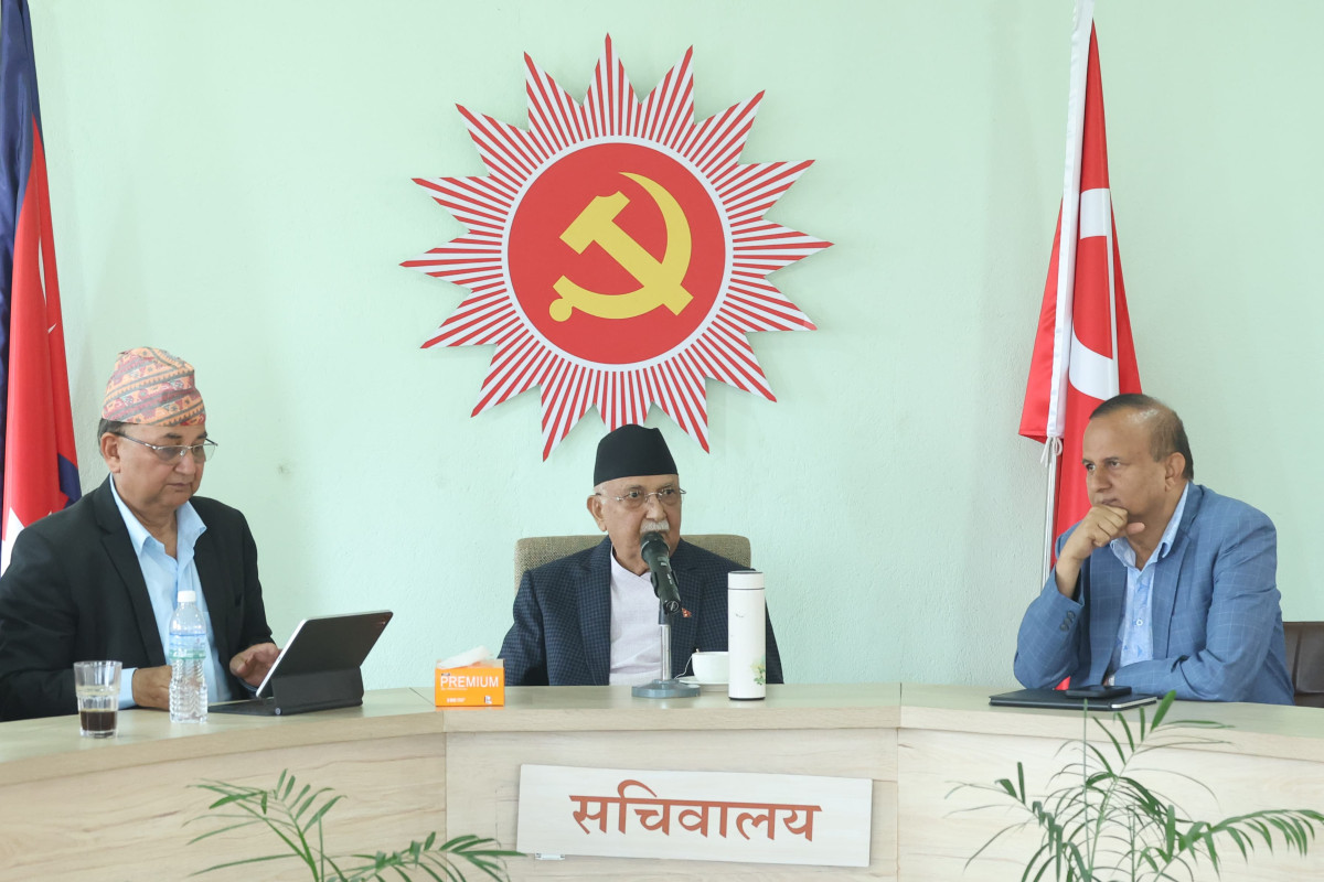 सुरु भयो एमाले सचिवालय बैठक,  के कस्ता छन् एजेन्डा ?