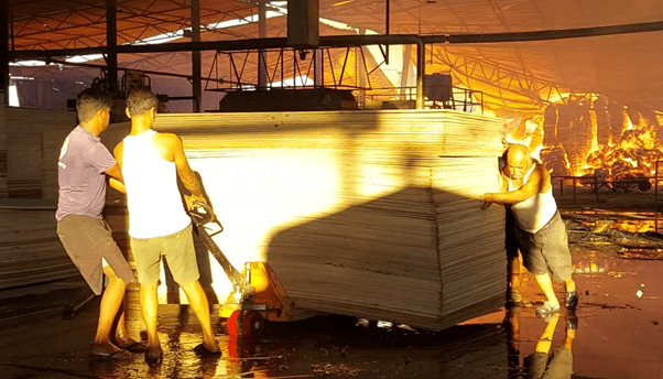 तिरुपती उडप्यानल इन्डष्ट्रीमा आगलागी