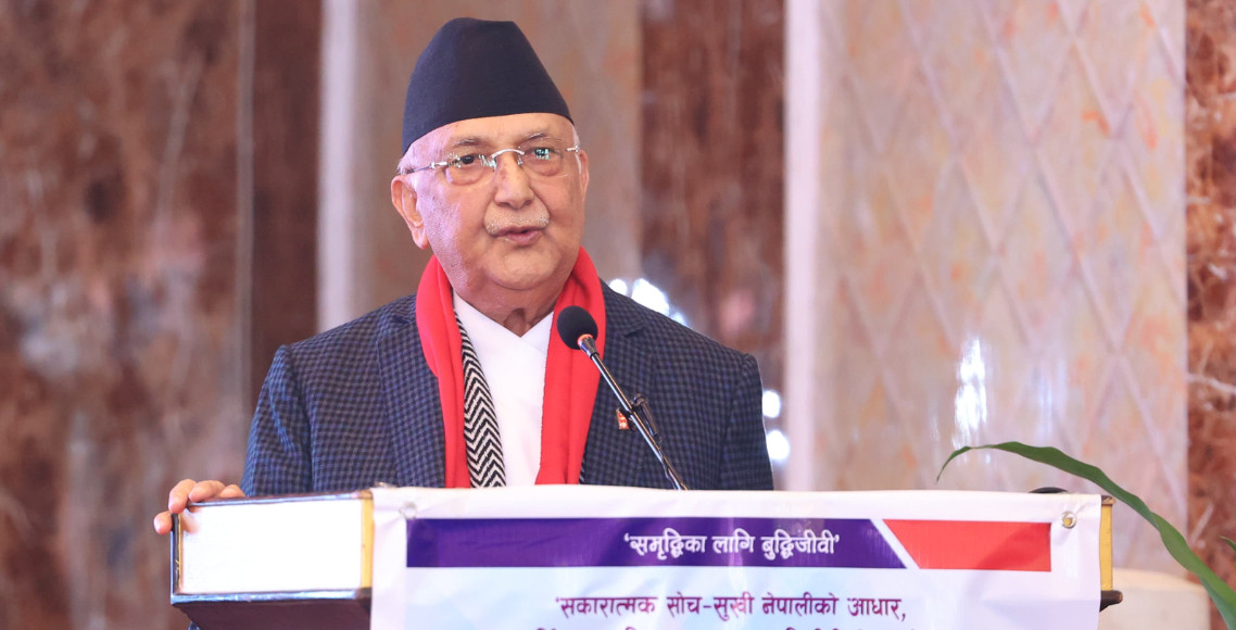 म नेकपा एमालेको झोले हुँ, झोले हुनुमा गर्व छ : प्रधानमन्त्री ओली