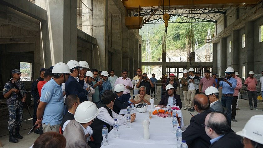 राहुघाट जलविद्युत् आयोजना निर्माणलाई तीव्रता दिन निर्देशन