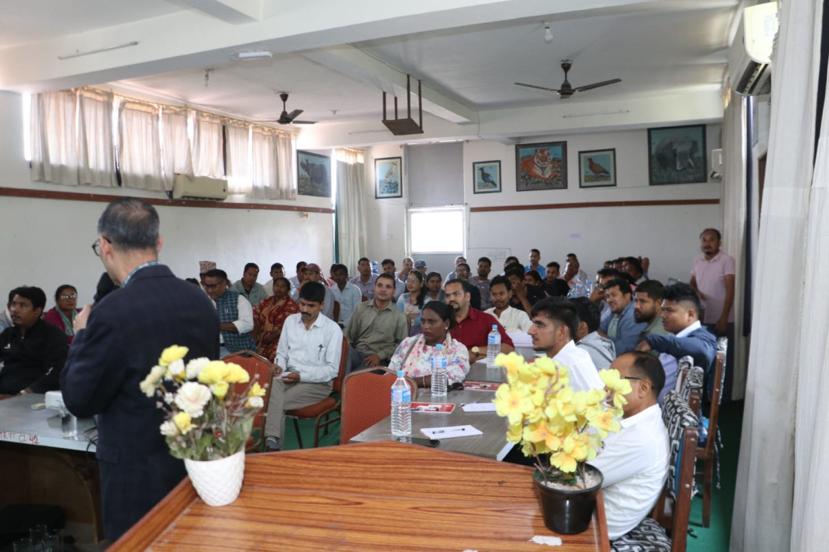 गेरुवा गाँउपालिकाका जनप्रतिनिधि र कर्मचारीहरुलाई तालिम