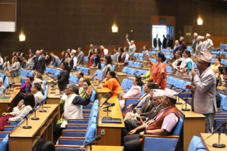 प्रतिनिधिसभामा बैठक आधा घण्टाका लागि स्थगित