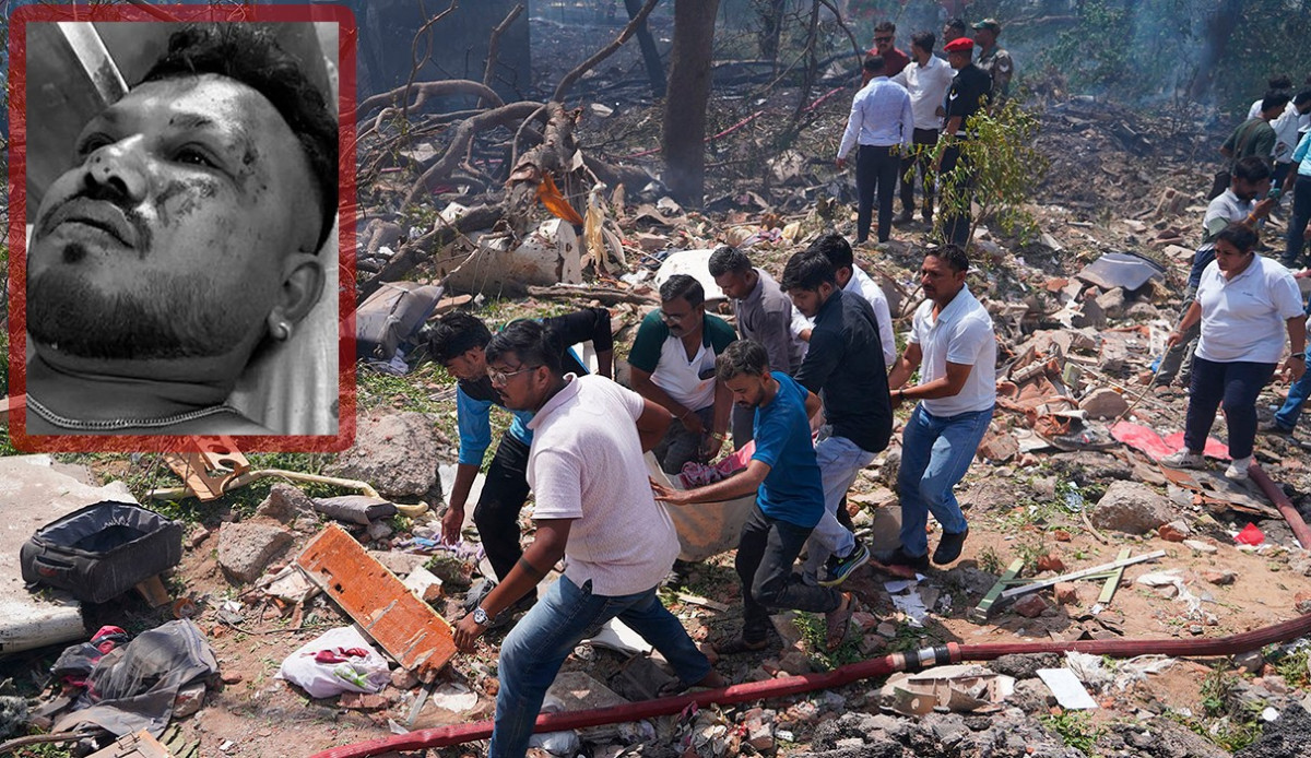 एयर इन्डिया विमान दुर्घटना: २४१ जनाको मृत्यु पुष्टि, एक जना मात्र बाँच्न सफल