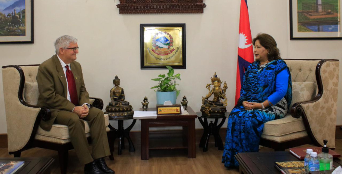 परराष्ट्रमन्त्री आरजु राणाले इजरायलमा रहेका नेपालीहरूको अवस्थाबारे इजरायली राजदूतसँग  लिइन्   जानकारी