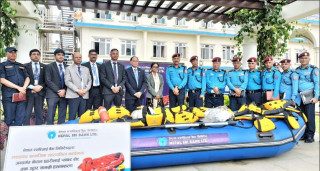 नेपाल एसबिआई बैंक लि. द्धारा नेपाल प्रहरी प्रधान कार्यालय, नक्साल, काठमाडौंमा सामाजिक उत्तरदायित्व कार्यक्रम