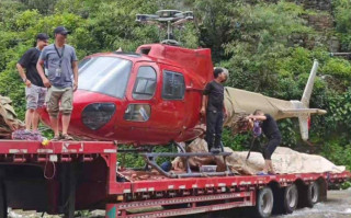 तातोपानी भन्सारबाट पहिलोपटक हेलिकप्टर आयात