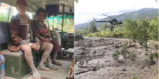 तामाङ दम्पतीको स-कुशल उद्धार, उर्लिएको त्रिशूलीबाट १ घण्टा रुख चढेर ‘कालको मुख’बाट बचे