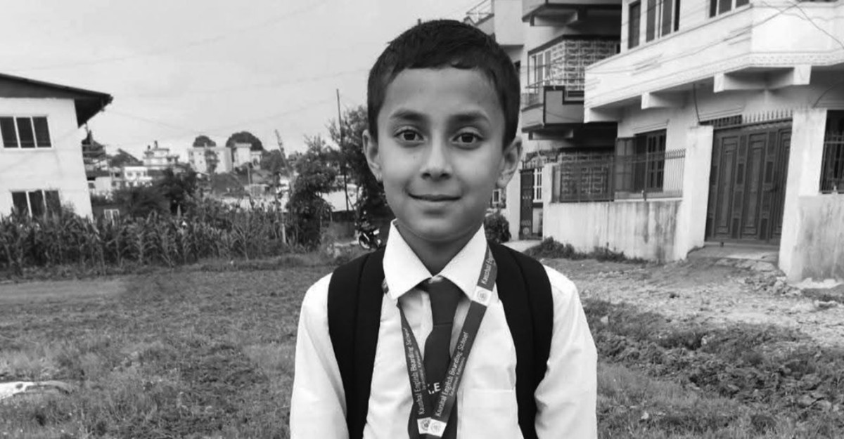 स्कुल बिदामा घर आएका बालकको खेतको आलीबाट लडेर मृत्यु