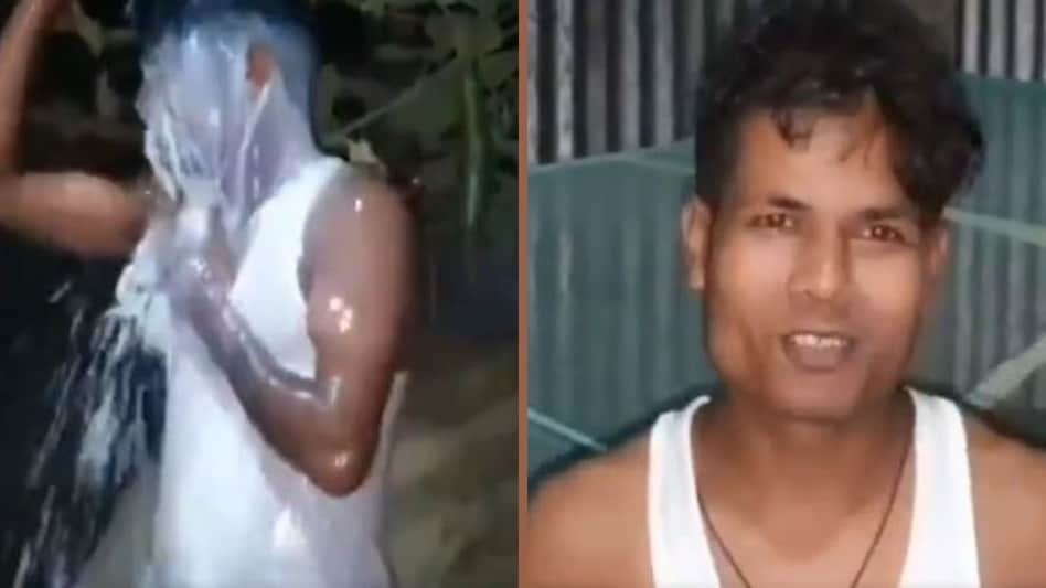 श्रीमतीसँग सम्बन्धविच्छेदको खुसीमा ४० लिटर दुधले नुहाएपछि…