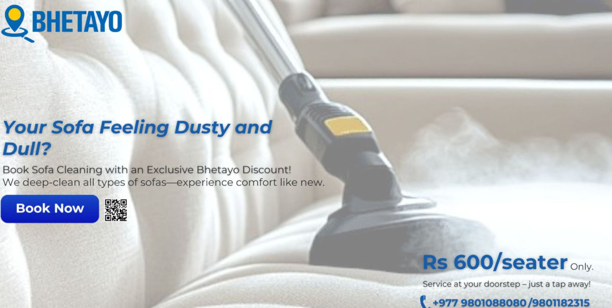 भेटायो को नयाँ अफर- सोफा सफाइ सेवा अब मात्र रु.६००/- प्रति सिटरमा