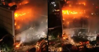 सपिङ मलमा भीषण आगलागी, कम्तीमा ६० जनाको मृत्यु, ५ दिनअघि मात्र खुलेको थियो नयाँ शपिङ मल