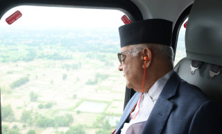 प्रधानमन्त्रीबाट तराई-मधेसको सुक्खा क्षेत्र अवलोकन