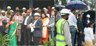 संसदीय समितिद्वारा त्रिवि क्रिकेट मैदानको अनुगमन