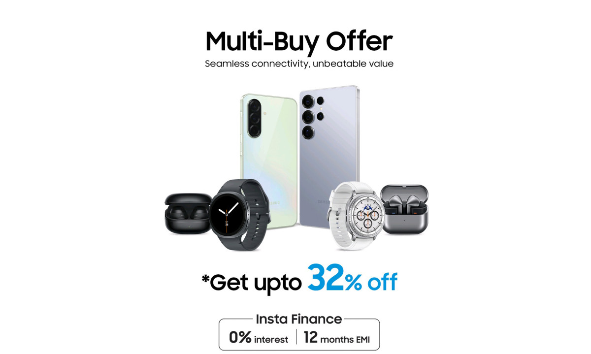 नयाँ ग्यालेक्सी स्मार्टफोनसँगको आकर्षक मल्टी बाइ अफर, ग्यालेक्सी बड्स र वाचमा विशेष छुट