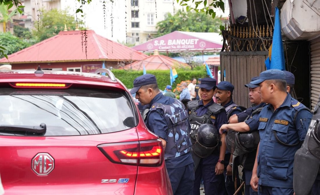 राप्रपा युवा संगठनको अधिवेशनमा सुरक्षा व्यवस्था कडा (तस्बिरहरू)