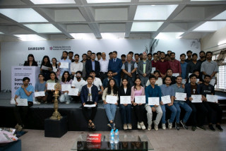 सामसङ इनोभेसन क्याम्पसका ५६ विद्यार्थीहरूलाई प्रमाणपत्र वितरण