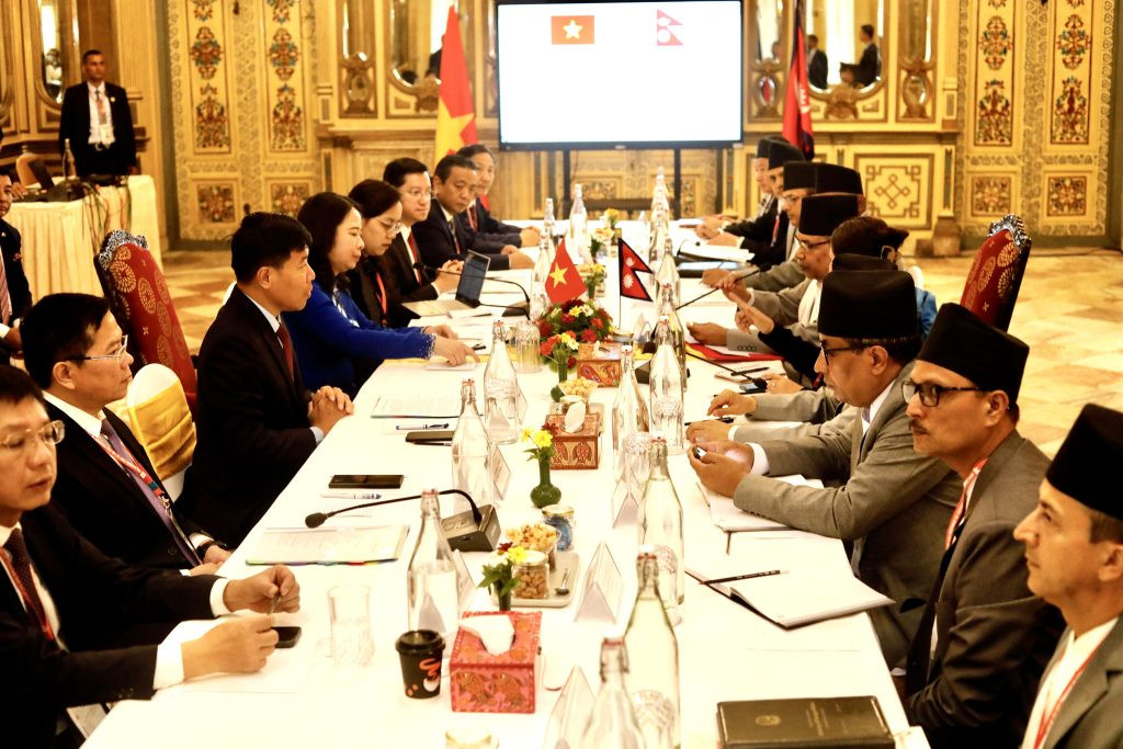 भियतनामकी उपराष्ट्रपतिको नेपाल भ्रमण : द्विपक्षीय बैठक सुरु