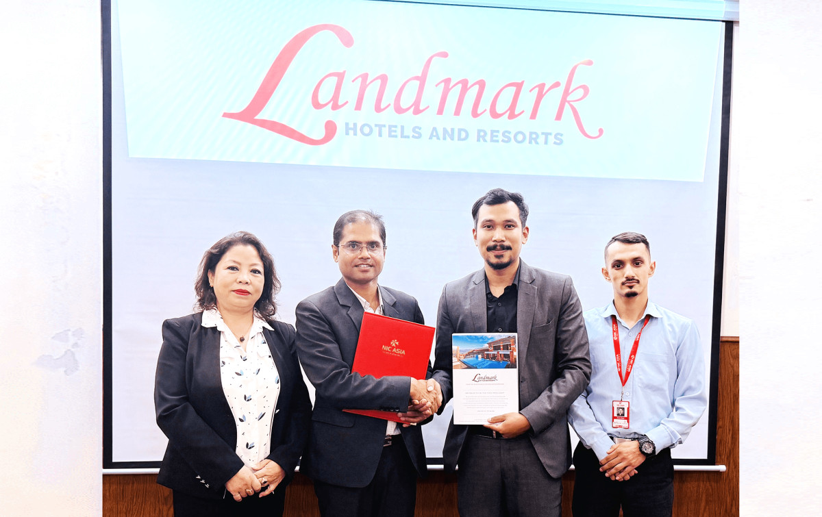 एनआईसी एशिया बैंक र ल्याल्डमार्क होटल एन्ड रिसोर्टबिच सम्झौता