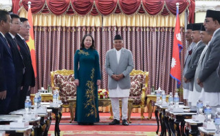 भियतनामकी उपराष्ट्रपति र राष्ट्रपति पौडेलबिच भेटवार्ता