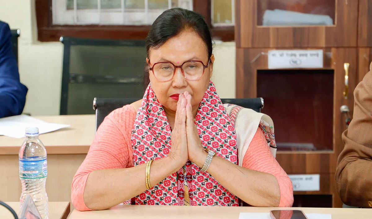 नेपाली काँग्रेसकी सांसद न्यौपाने राज्य व्यवस्था तथा सुशासन समितिको सभापति घोषित