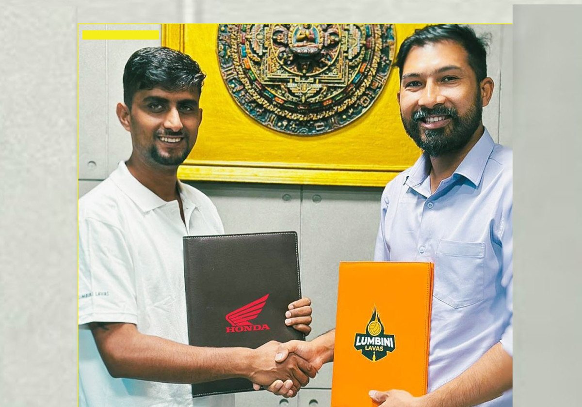 लुम्बिनी लाभाजलाई होन्डाको साथ