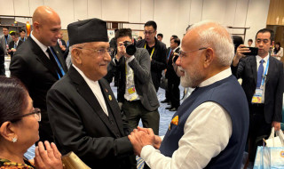 ओलीसँग भेटेपछि मोदी लेखे- नेपाल-भारत सम्बन्ध गहिरो र अत्यन्तै विशेष छ