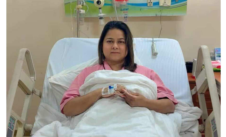 नाउपा अध्यक्ष रञ्जिता श्रेष्ठ अस्पताल भर्ना
