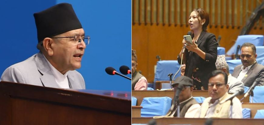 सभामुखले बोल्दाबोल्दै रोके माओवादी सांसद छिरिङलामु लामालाई