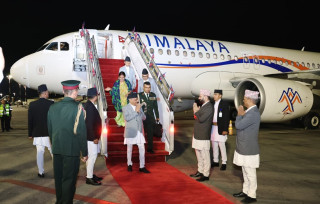 चीन भ्रमणबाट प्रधानमन्त्री ओली स्वदेश फिर्ता