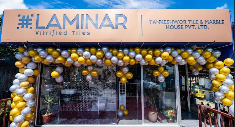 काठमाडौंको कलंकीमा लेमिनार टायल्सको नयाँ डिलर शोरूम उद्घाटन