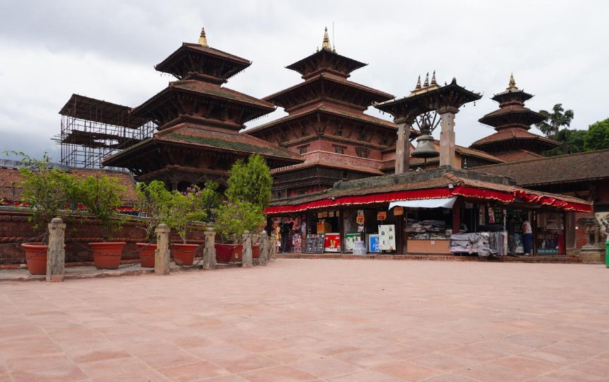 रैथाने इँटा बिछ्याएपछि पाटन दरबार क्षेत्र थप आकर्षक