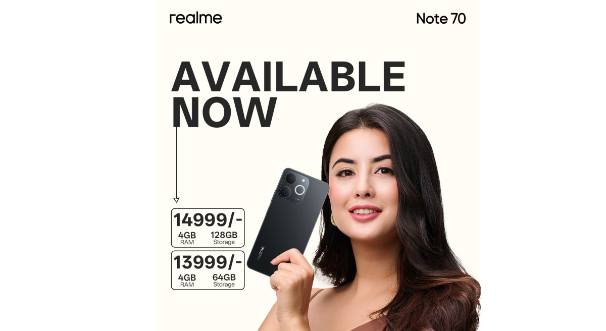 रियलमीको नोट ७० नेपाली बजारमा सार्वजनिक,  मूल्य कति ?