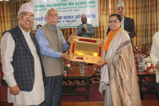 ‘रामबाबु–ज्ञानु सामाजिक सेवा पुरस्कार’ भक्तपुरको मानव कल्याण समाजलाई